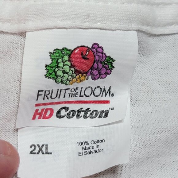 Girlie Girl Originals SS White Tee "Trademark" - Size 2XL - Picture 5 of 5